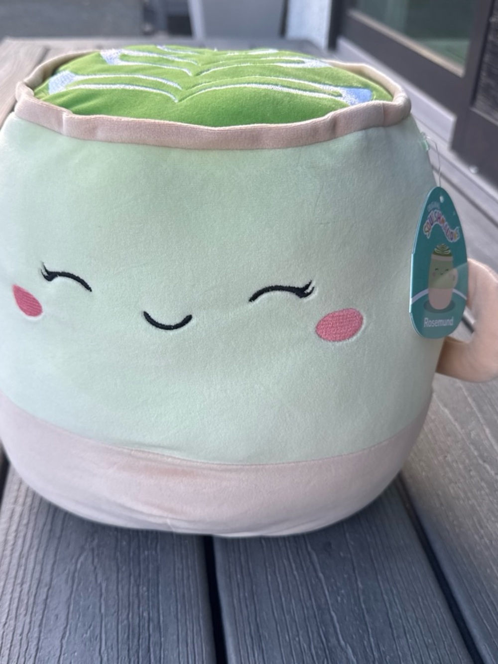 Squishmallow Matcha Plush Pillow - Light Green